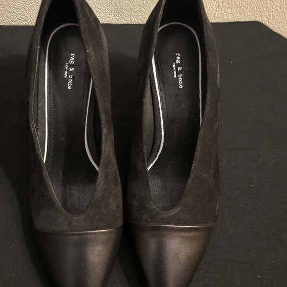 rag & bone Suede & Leather Pumps - Picture 4 of 4